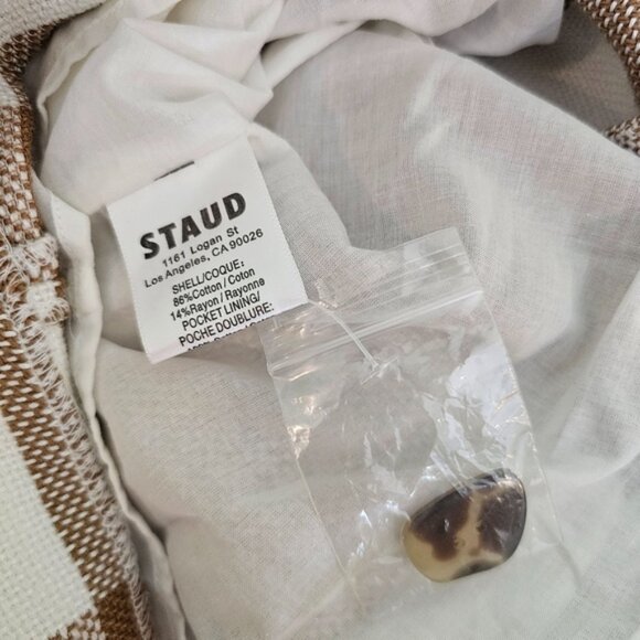 Staud Samuel Check Mini Dress - Picture 7 of 7